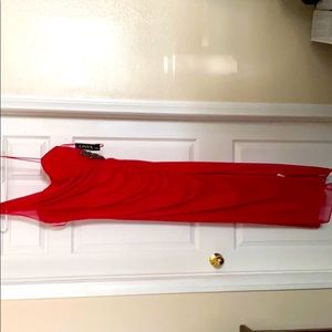 Watermelon color, floor-length dress brand new